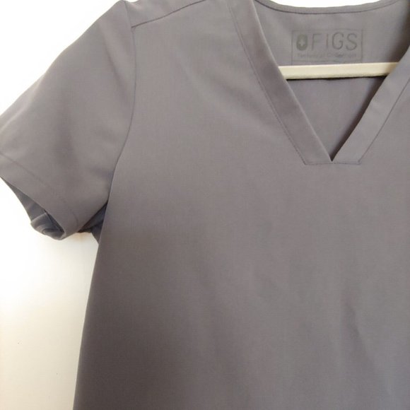 Figs womens grey 3 pocket top size XS - Picture 3 of 14